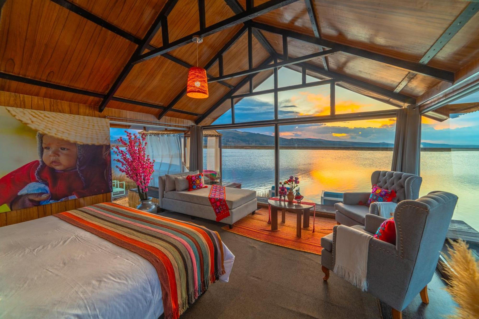 Uros Kay Pacha Lodge Puno Oda fotoğraf
