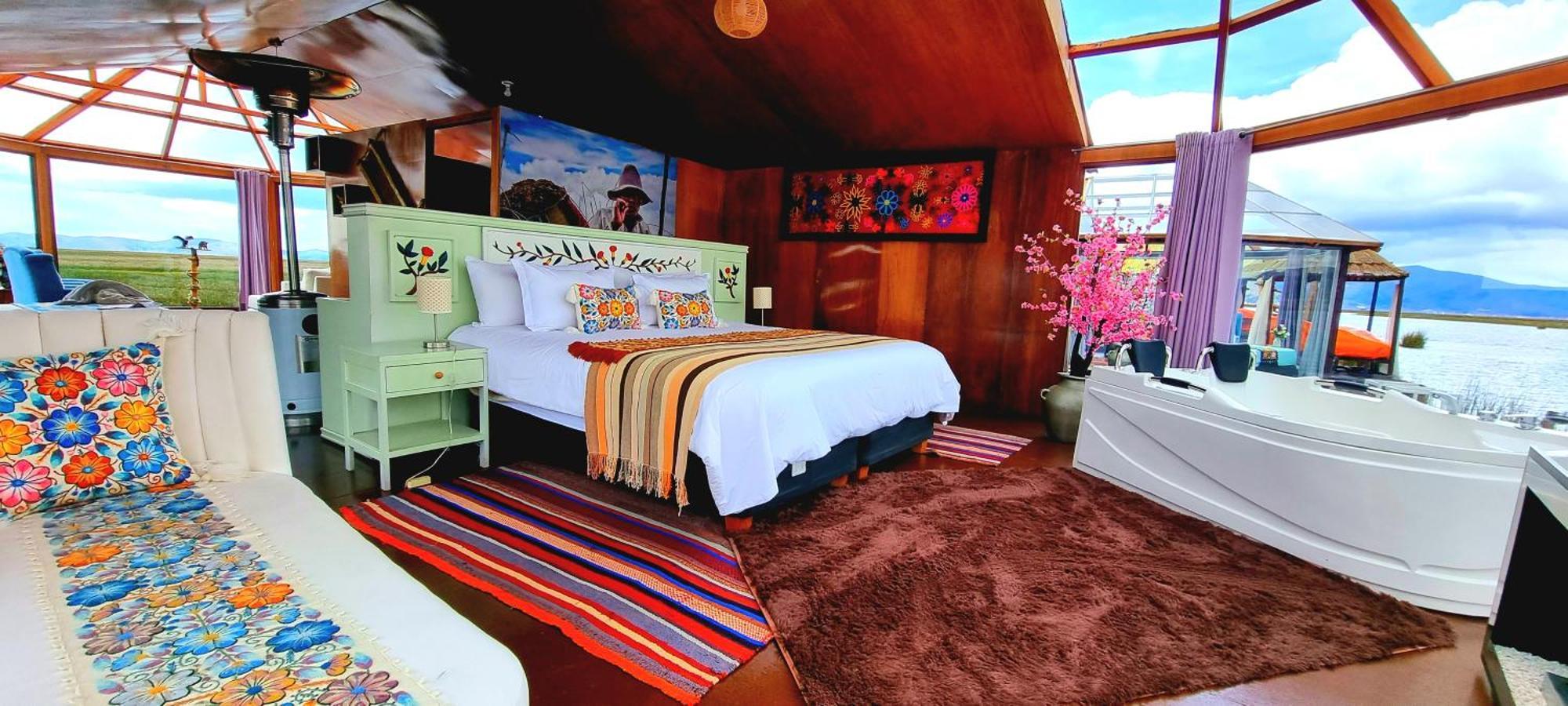 Uros Kay Pacha Lodge Puno Oda fotoğraf