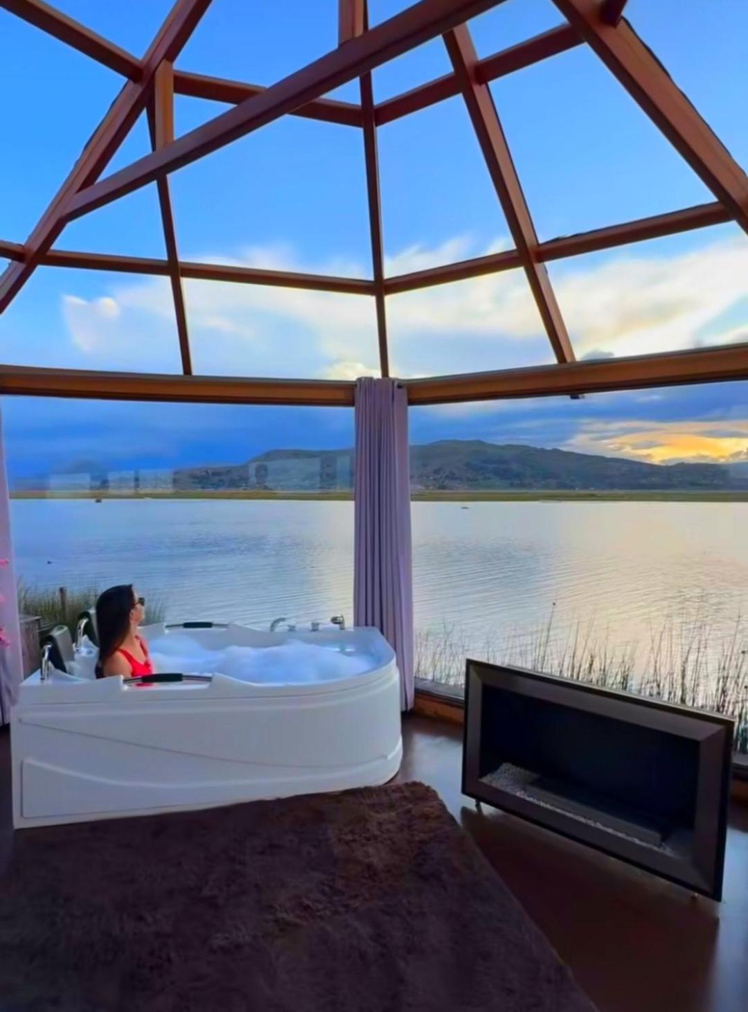 Uros Kay Pacha Lodge Puno Oda fotoğraf